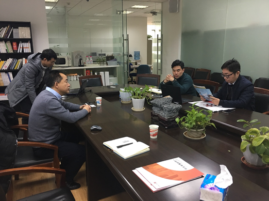 集商网络科技副总裁胡春明拜访上海开发区协会