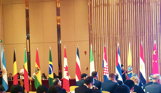 86LinksCEO Xinping Wang at the 2017 World Canal Cities Forum