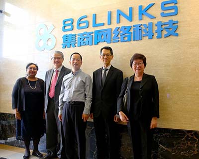 新加坡最高法院大法官拜访集商网络科技 集商通将成新加坡律所新宠