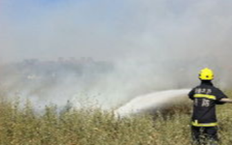 横溪村民为除杂草将其点燃 未料火势变大不受控制