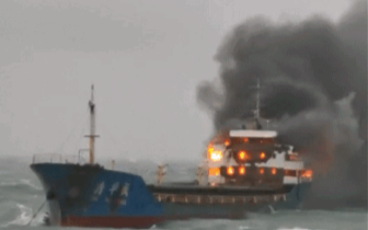 宁波货轮又参与海上救援了，这次在黄海！